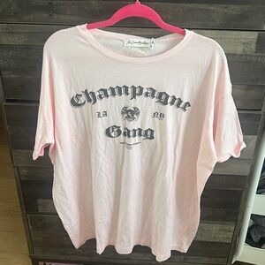 The Laundry Room Light Pink Tee with Graphic Design
